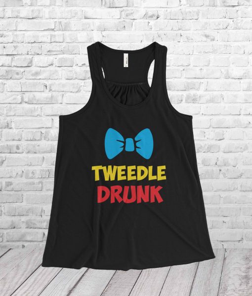 Food and Wine Festival Tweedle Drunk Tank Top