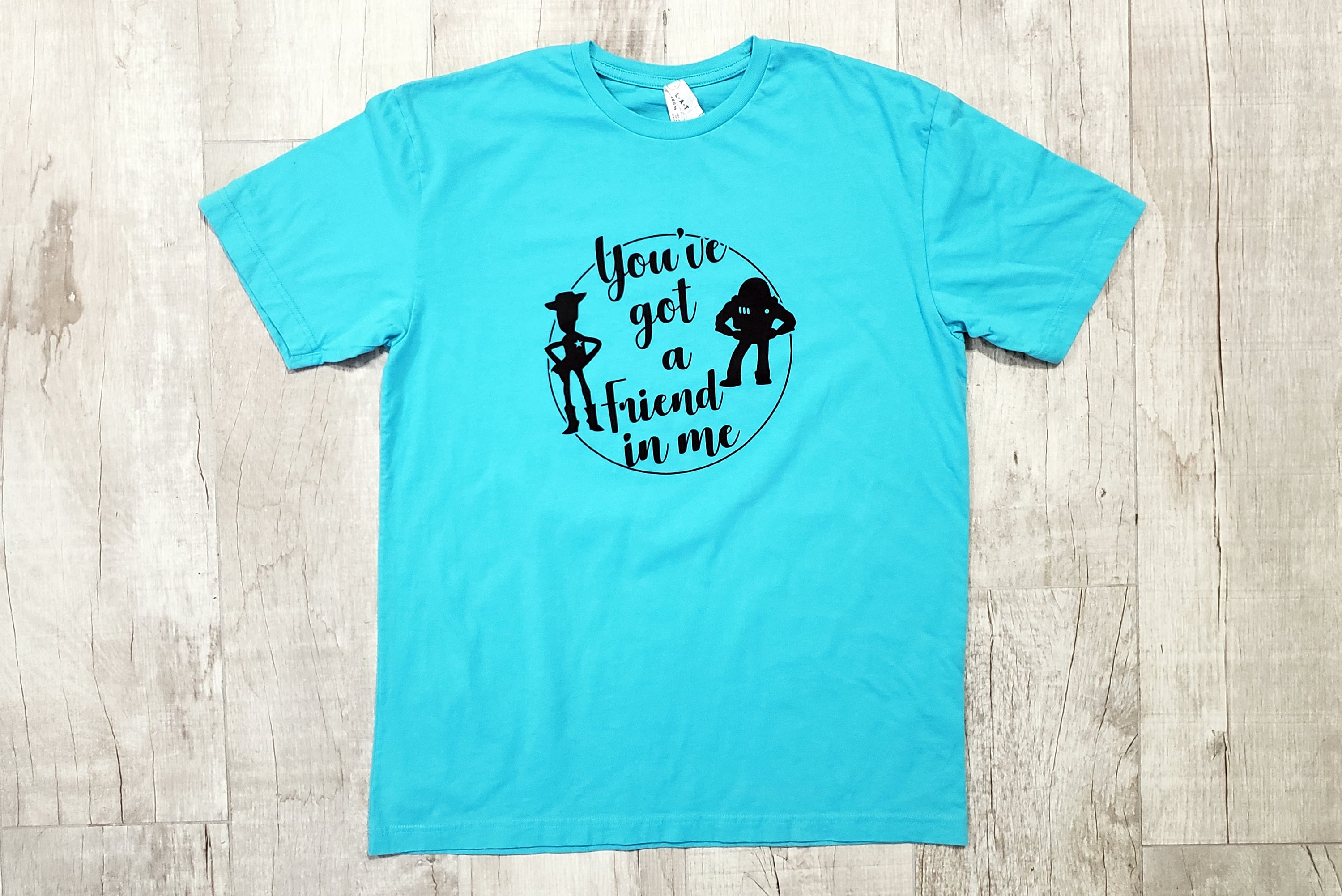 Woody and Buzz Lightyear You've Got A Friend In Me Matching Toy Story Shirts